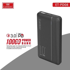 Sạc Dự Phòng Earldom 10.000mAh Sạc Nhanh QC 3.0 PD-08