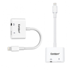 Jack Chuyển Lightning 2 in 1 Earldom OT-16 (Ra 1 Cổng Lightning và 1 Cổng 3.5)