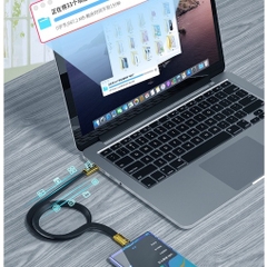 Cáp Sạc Nhanh Macbook Wekome 148 KinhKong 100W TydeC to TydeC Hộp Sắt