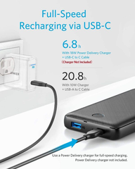 Pin sạc dự phòng Anker Power 3 20000mAh PD A1281