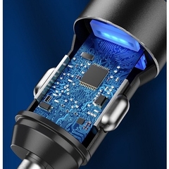 Tẩu sạc ô tô C36 WK Design 2 cổng USB sạc nhanh 3.1A