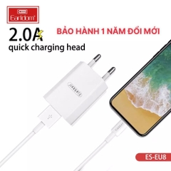 Bộ sạc nhanh iphone Earldom ES - EU8 1 Cổng USB 5V/2A