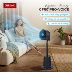 Quạt tuần hoàn không khí Fujihome LUXURY CFR01PRO-VOICE - Điều Khiển Giọng Nói, Gió Mạnh 3D, Làm Mát Toàn Phòng