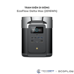 Trạm năng lượng EcoFlow DELTA Max 2016Wh 560.000 mAh | Hàng chính hãng