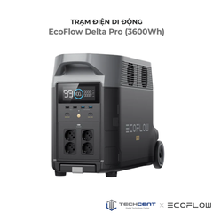 Trạm năng lượng Ecoflow Delta Pro 3600Wh | 1.000.000 mAh | Hàng Chính hãng