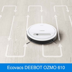 Robot hút bụi lau nhà Ecovacs Deebot OZMO 610 - Bản Quốc Tế Chính Hãng