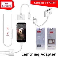 Jack Chuyển Lightning 2 in 1 Earldom OT-16 (Ra 1 Cổng Lightning và 1 Cổng 3.5)