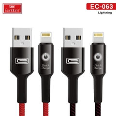 Cáp Sạc Dù Tự Ngắt Earldom EC-063i (IPhone)