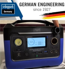 Trạm sạc di động 220V 300w Scheppach BSG600MAX hãng - Hàng Đức