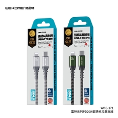 Cáp Sạc Dù IPhone Wekome 171 PD-20W Sạc Nhanh