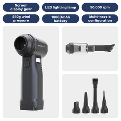 Quạt Phản Lực Super Turbo Fan G1 400W – Pin 10.000mAh, 10 Cấp Gió