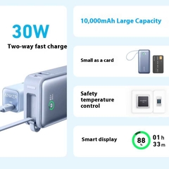 Pin Dự Phòng Anker Nano 10000 30W (Built-In USB-C Connector) - A1259