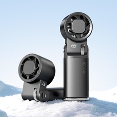 Quạt Mini Cầm Tay IceWing JF181 Vỏ Nhôm Cao Cấp – Có Làm Lạnh, 199 Tốc Độ, Pin Sạc, Màn Hình LED