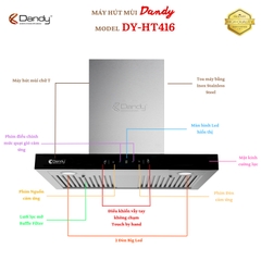 Máy hút mùi áp tường chữ T cảm ứng 70cm Dandy DY-HT416