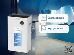 Máy Hút Ẩm Daichi DCP-30DH 30L, Lọc Không Khí, Sấy Quần Áo