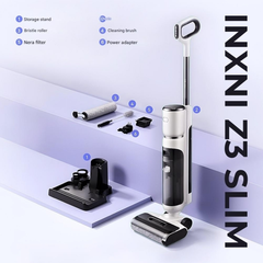 INXNI Z3 Slim – Máy Lau Nhà Hút Bụi 3in1 Nhỏ Gọn, Tự Giặt Giẻ, Diệt Khuẩn