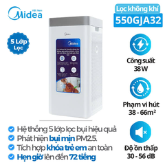 Máy lọc không khí Midea MAP-550GJA32 38W Chính Hãng