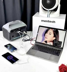 Trạm Sạc Di Động MENTECH MT300M1 300W 204.8Wh AC 220V, Pin Dự Phòng Camping, Sạc Laptop PD 60W