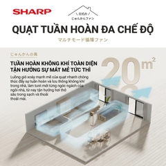 Quạt Cây Đối Lưu Đa Năng Sharp PJ-CD300A – Làm Mát Diện Rộng, Tiết Kiệm Điện Và Linh Hoạt Cho Mọi Không Gian