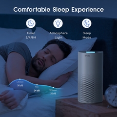 Máy Lọc Không Khí Afloia Kilo H13 HEPA 22dB Khử Mùi Khói Thuốc, Bụi Mịn Cho Phòng Ngủ & Văn Phòng