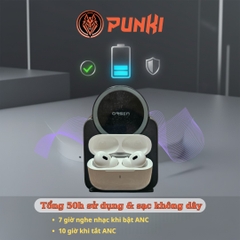 Tai Nghe Không Dây Punki Pro 2 Hổ Vằn 1563E ANC Chống Ồn Chủ Động