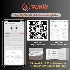 Tai Nghe Không Dây Punki Pro 2 Hổ Vằn 1563E ANC Chống Ồn Chủ Động
