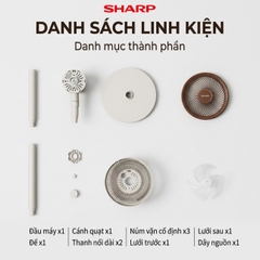 Quạt Cây Đối Lưu Đa Năng Sharp PJ-CD300A – Làm Mát Diện Rộng, Tiết Kiệm Điện Và Linh Hoạt Cho Mọi Không Gian