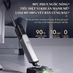 Máy Hút Bụi Lau Sàn MOVA X4 Pro 20000Pa Lau Nước Nóng 90°C Tự Giặt Sấy Con Lăn