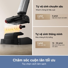 Máy Hút Bụi Lau Sàn MOVA X4 Pro 20000Pa Lau Nước Nóng 90°C Tự Giặt Sấy Con Lăn
