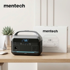 Trạm Sạc Di Động MENTECH MT300M1 300W 204.8Wh AC 220V, Pin Dự Phòng Camping, Sạc Laptop PD 60W