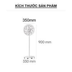 Quạt Cây Thông Minh 15 Cánh Kép Xiaomi JIPIN JP-F08-CSXA – Kết nối App Xiaomi Home