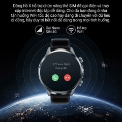 Đồng Hồ Thông Minh Xiaomi Black Shark Watch X Lắp Sim Độc Lập - Hàng Chính Hãng