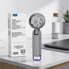 Quạt Cầm Tay Turbo ROCK LQ-217B 100 Cấp Độ Gió Màn Hình LED