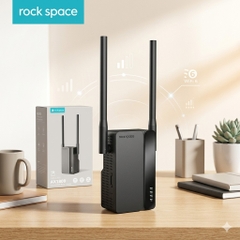 Bộ Kích Sóng WiFi 6 Rock Space AX1800 Băng Tần Kép Chuẩn AX1800 Chính Hãng