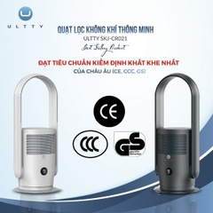 Quạt Lọc Không Khí U-ULTTY CR021 HEPA H13 Công Nghệ Bội Khí 9 Cấp Gió Không Cánh