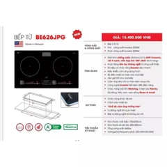 Bếp Từ Đôi Bauer BE626JPG Nhập Khẩu Malaysia Inverter Booster 4400W