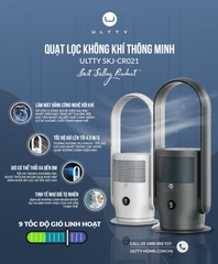 Quạt Lọc Không Khí U-ULTTY CR021 HEPA H13 Công Nghệ Bội Khí 9 Cấp Gió Không Cánh