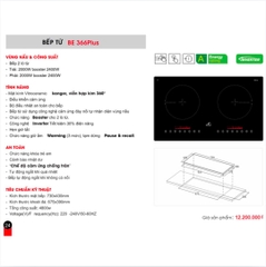 Bếp Từ Đôi Bauer BE-366 Plus Chính Hãng