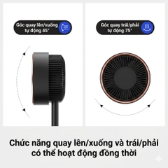Quạt Cây Đối Lưu Daewoo DY-XF03 32 Cấp Gió Điều Khiển Từ Xa Động Cơ DC