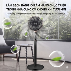 Quạt Cây Đối Lưu Daewoo DY-XF03 32 Cấp Gió Điều Khiển Từ Xa Động Cơ DC