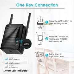 Bộ Kích Sóng WiFi Rock Space AC1200 Băng Tần Kép 2 Ăng-ten Chuẩn AC1200