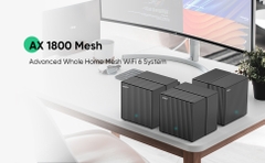 Hệ Thống Mesh WiFi 6 Rock Space AX1800 Bộ 3 Thiết Bị Phủ Sóng Toàn Diện