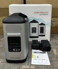 Trạm Điện Di Động FEM PB1600 1670Wh (1.67kW) 1500W Đỉnh 3000W 220V
