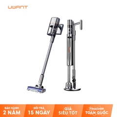 Máy hút bụi cầm tay không dây UWANT V100, tự đổ rác, khử khuẩn Ozone
