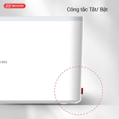 Ổ điện cao cấp Drapow SK26 5 ổ cắm 2500W, 1 cổng sạc Type C 20W, 1 cổng sạc QC 18W, 1 cổng USB-A 12W + sạc không dây
