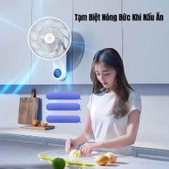 Quạt Treo Tường Thông Minh Jipin JP-FGB-B22SR – Kết Nối App Xiaomi Home, Gió 3D, Động Cơ DC Êm, Tiết Kiệm Điện