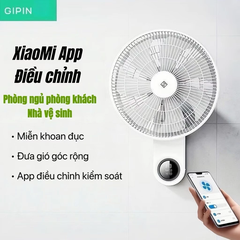 Quạt Treo Tường Thông Minh Jipin JP-FGB-B22SR – Kết Nối App Xiaomi Home, Gió 3D, Động Cơ DC Êm, Tiết Kiệm Điện