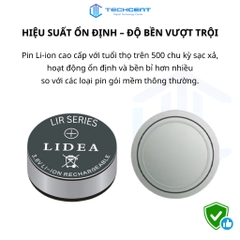 Pin Li-ion LIR 1240 3.85V 60mAh Có Dây