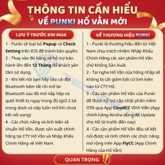 Punki Pro Gen 3 Hổ Vằn 1563E Bản Trong Suốt 2 From Màu Hoàn Toàn Mới - Hồng Ngoại - Chống Ồn Chủ Động - Xuyên Âm HD