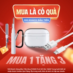 Punki Pro Gen 3 Hổ Vằn 1563E Bản Trong Suốt 2 From Màu Hoàn Toàn Mới - Hồng Ngoại - Chống Ồn Chủ Động - Xuyên Âm HD